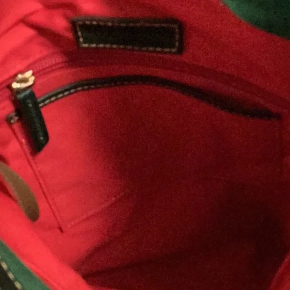 Dooney & Bourke Forest Green Leather Bag - Picture 6 of 7